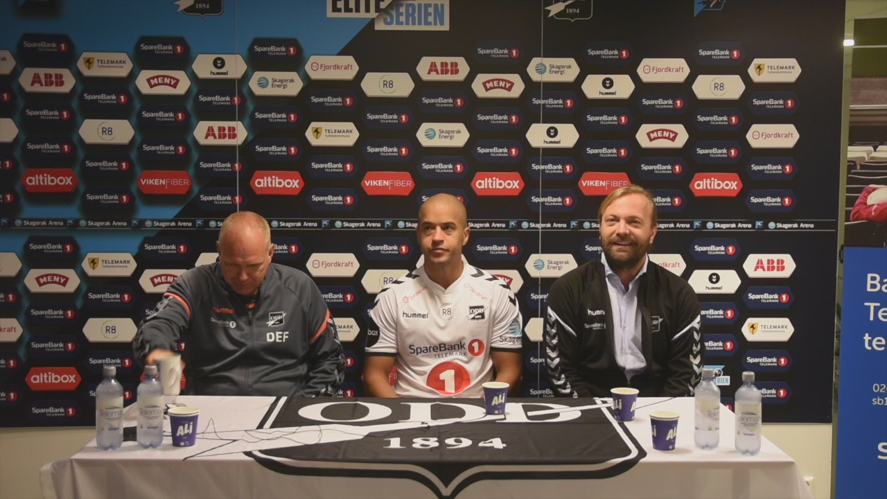 Pressekonferanse med Andreas Nordvik